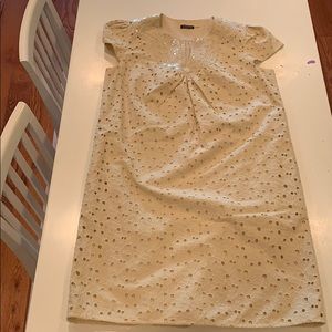 Magaschoni Eyelet Cap Sleeve Sheath Dress, Size 6